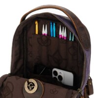Maker's Mini Messenger by della Q Interior Compartment 2