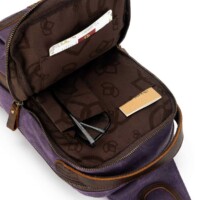 Maker's Mini Messenger by della Q Interior Compartment