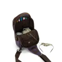 Maker's Mini Messenger by della Q Open Compartment