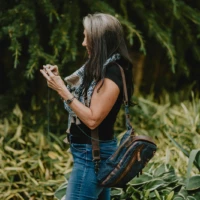 Maker'sMini Messenger by della Q Side View