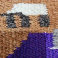 Navajo Homestead Pictorial Sheep Detail
