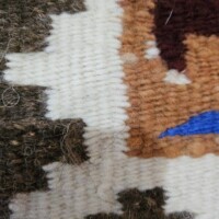 Navajo Homestead Pictorial Border Detail Navajo Homestead Pictorial Border Detail