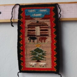Reservation Christmas - Navajo Rug - Deena Begay