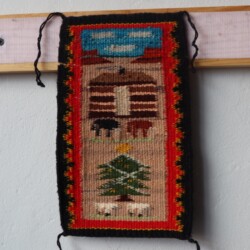 Reservation Christmas - Navajo Rug - Deena Begay