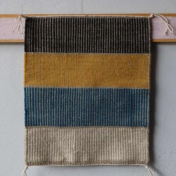 Navajo Coal Mine Rug - 4 Sacred Mountain Colors - Amelda Gray