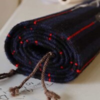 Blue Prayer Feather Chief Blanket Variant by Lena Tahe
