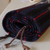 Blue Prayer Feather Chief Blanket Variant by Lena Tahe